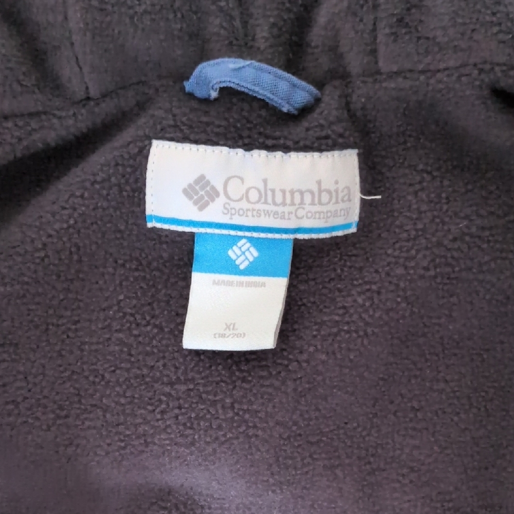 Columbia Vibrant Blue Zip-Up Jacket - Picture 2 of 2